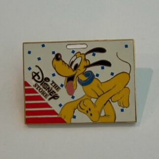 Japan Pluto White Shopping Bag Memories 10th Anniversary 2022 Disney Pin H9