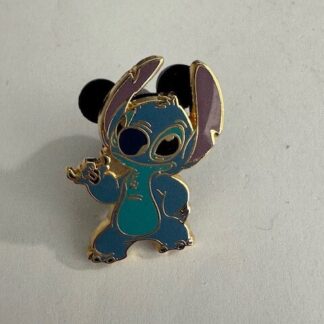 Japan Shaka Stitch DVD TV Set Disney Pin (E7)