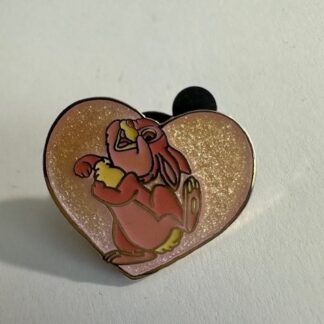 Japan - Thumper - Heart - Pink Glitter - Bambi Disney Pin D8