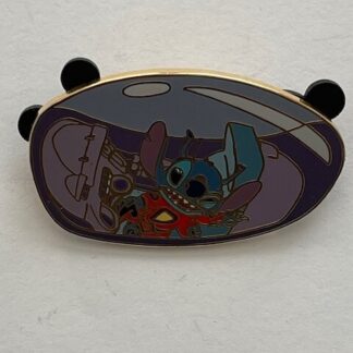 LE 1000 Disney Auction Pin Stitch Alien Invasion Spaceship Space Pod (A5)
