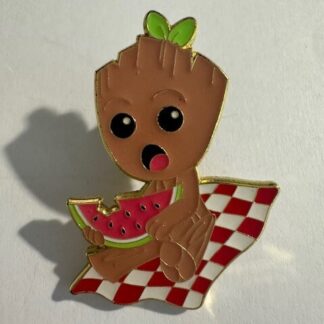 LOUNGEFLY DISNEY MARVEL GUARDIANS OF GALAXY PIN GROOT WATERMELON PICNIC (E1)