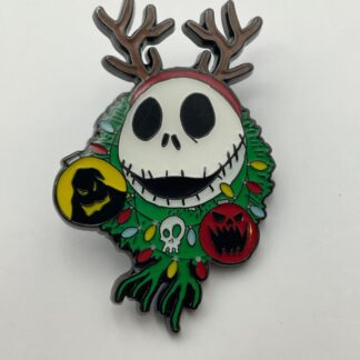 Loungefly Disney Nightmare Before Christmas Jack Holiday Pin Reindeer E0