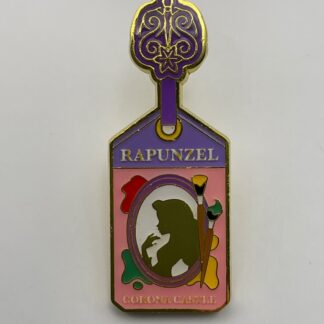 Loungefly Disney Princess Luggage Tag Pin Rapunzel Tangled H1