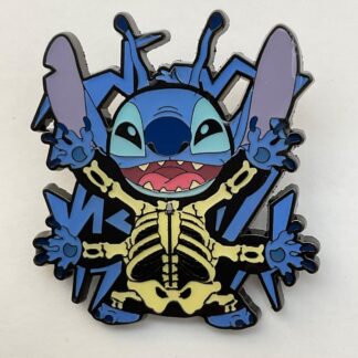 Loungefly Disney Stitch & Angel Halloween Pin Skeleton Stitch H6