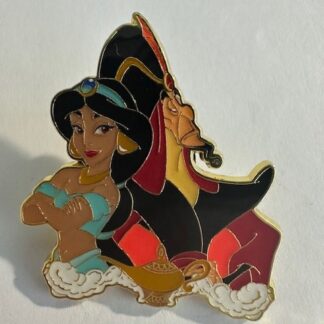 Loungefly Jasmine and Jafar Princess and Villain Duo Aladdin Disney Pin A4