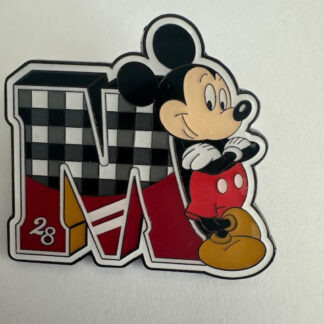 Loungefly Mickey Mouse Varsity Letter Boxlunch Letter M 28 Disney Pin (B0)