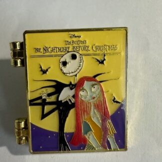 Loungefly Sally and Jack Skellington Hinged Book Nightmare Disney Pin B8
