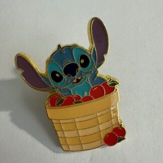 Loungefly Stitch Lilo And Stitch Apple Basket Stitch Fall Mystery Disney Pin E2