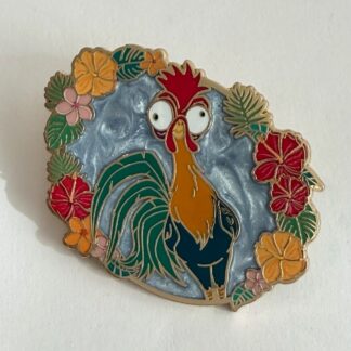 MII - Hei Hei - Moana 2 Floral Mystery Monogram 2026 Disney Pin H6