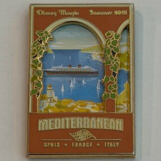 Magic Mediterranean Summer 2013 Disney Cruise Line Destination LE Disney Pin H9