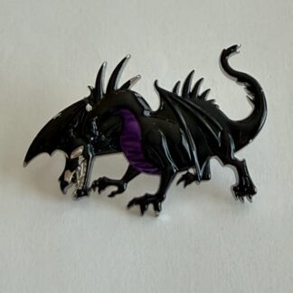 Maleficent Dragon - Metallic - 3D - Sculpted - Sleeping Beauty 2024Disney Pin A8