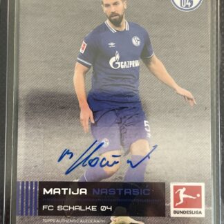 Matija Nastasic 2020-21 Topps Bundesliga Stars Of The Season AUTO Card SCHALKE