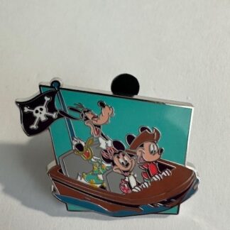 Mickey Minnie Donald Goofy Play in the Parks Pirates 2023 Disney Pin F2