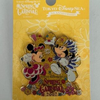 Mickey Minnie Mouse Spring Carnival 2007 TDS Tokyo Disney Pin (B)