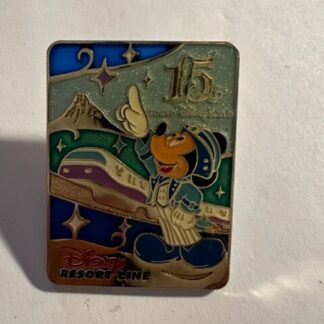 Mickey Mouse 15th Tokyo Disney Resort Line Monorail Pin (A8)