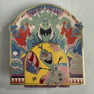 PALM Olaf Marshmallow Pastel Character LE 250 2022 Pink A La Mode Disney Pin E0