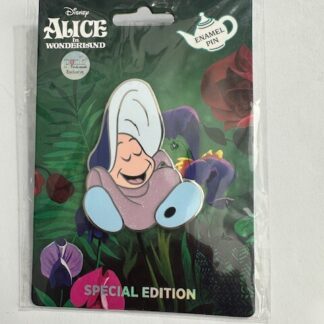 PALM Pink A La Mode Oyster Sitting Eyes Closed Baby Alice In Disney Pin (B)
