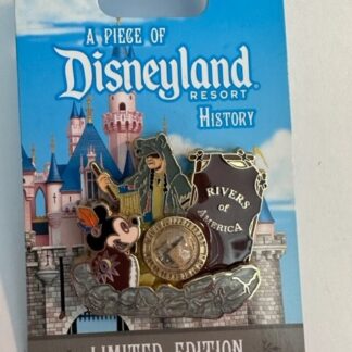 POH Disney Disneyland Piece of History Rivers of America LE Pin & Card 2014 (B)