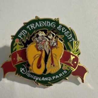 PTN Paris Pin Trading Event Cruella 101 Dalmatians Puppies Disney Pin (B3)