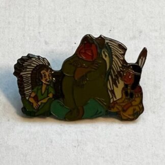 Peter Pan Indian Chief And Tiger Lily Sitting Disney Pin (C1)