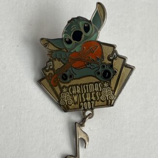 Pin 65706 TDR Stitch Violin Ambassador Hotel - Christmas Wishes 2007 RARE (B7)