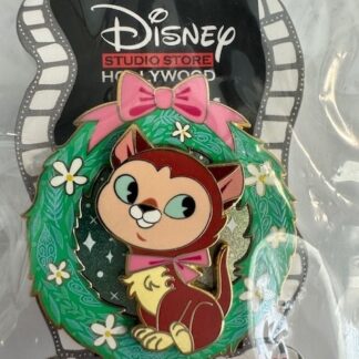 REAL! DSSH DSF Dinah Holiday Cat Wreath 2022 LE 400 DSF Disney Pin B