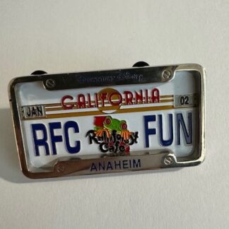 RFC FUN California Rainforest Café Downtown Disney Anaheim License Disney Pin F2