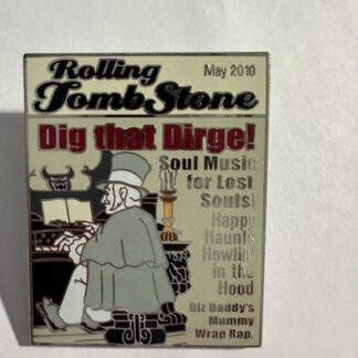 Rolling Tomb Stone Haunted Mansion Magazine LE Disney Pin  (E6)