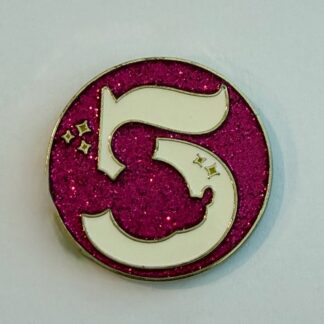 SDR - Number Five - 5th Anniversary - Coin 2021 Mickey Disney Pin H6