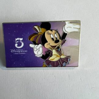 SHDR Shanghai 5th Anniversary 2021 Minnie Mouse Disney Pin (C1)