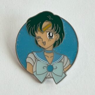 Sailor Moon Sailor Mercury Glitter Portrait Enamel Disney Pin H6