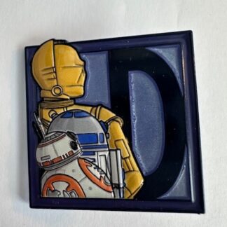 Star Wars Celebrarion 2022 Alphabet Pin LE 500 Droids R2d2 c3po bb8 (C0)