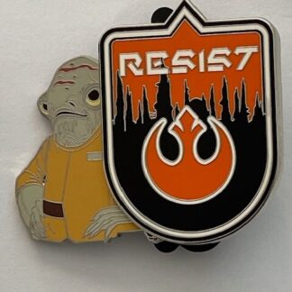 Star Wars Galaxy's Edge Resist Logo Slider Admiral Ackbar Vi Moradi Pin (D9)