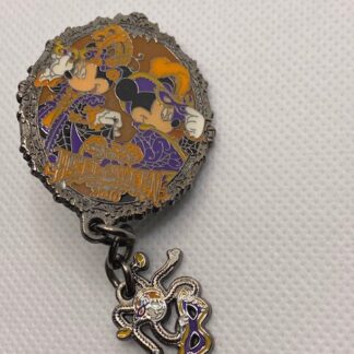 TDS Mickey And Minnie 2010 Halloween Dangle Disney Pin (B4)