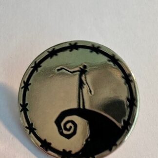 The Nightmare Before Christmas Jack Skellington 2018 Circle Gold Pin (D8)