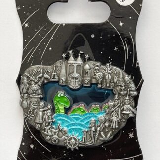 WDI Stained Glass Disneyland Attractions It’s A Small World LE300 Disney Pin (B)