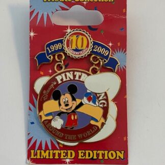 WDW 10th Anniversary Tribute Collection Official Trading Logo Disney Pin (B)