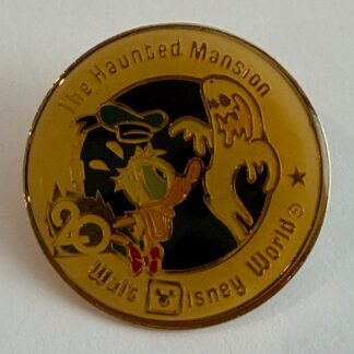 WDW 20th Anniversary Donald and Ghost Haunted Mansion Disney Pin E2