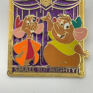 WDW Disney Pin Small But Mighty Jaq & Gus Cinderella LR G6