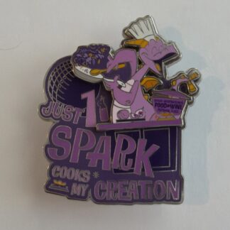 WDW EPCOT Food & Wine Figment Just 1 Spark Cooks My Creation Disney Pin E8