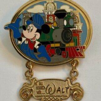 WDW It All Started With Walt Park Resorts & Destinations Railroad Disney Pin A1