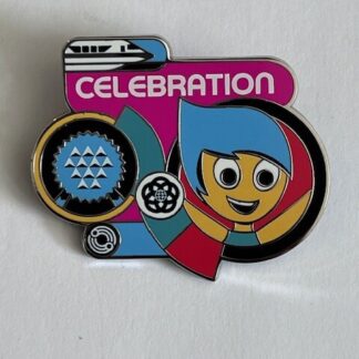WDW Joy Inside Out Celebration Epcot Booster Disney Pin (E2)