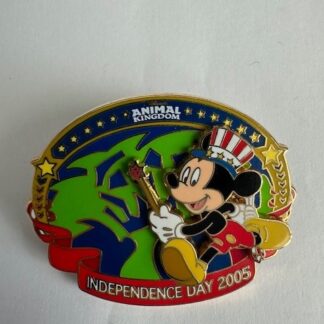 WDW - Mickey - Independence Day - 2005 - Animal Kingdom Disney Pin B9