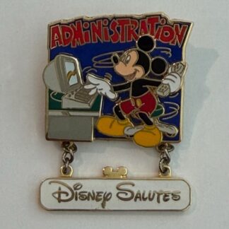 WDW Mickey Mouse Administration Disney Salutes Series Dangle 2002 Disney Pin H9