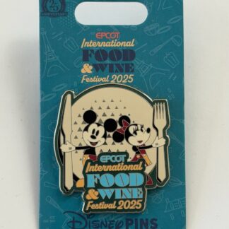 WDW - Mickey and Minnie - EPCOT Food and Wine Festival 2025  Disney Pin B