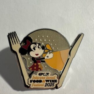 WDW Minnie Fork Knife Mystery EPCOT Food and Wine 2025 Disney Pin F9