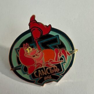 WDW - Sebastian - Cancer - 2001 Zodiac Series Disney Pin F1