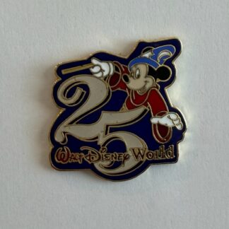 WDW - Sorcerer Mickey - 25th Anniversary - Fantasia Disney Pin H6