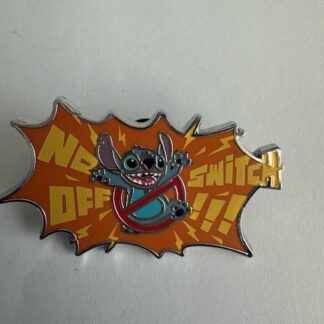 WDW Stitch No Off Switch Lilo And Stitch Disney Pin E5