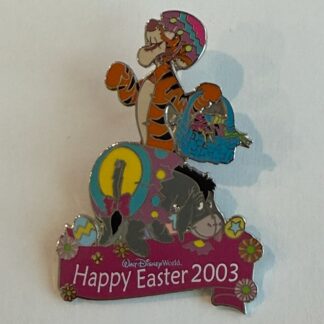 WDW - Tigger & Eeyore - Happy Easter 2003 Winnie the Pooh Disney Pin H5
